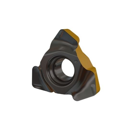 Picture of Iscar TRFFTX1 MT004 IC830 Milling Insert Triangle 0.027 Corner Radius AlTiN + TiN