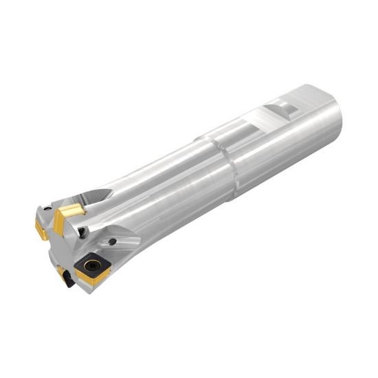 Picture of Iscar FFQ4 D1.50-5-3.0-W1.25-09 Milling Cutter 1.500 Diameter Weldon 1.250 5.300 OAL 5 Flute