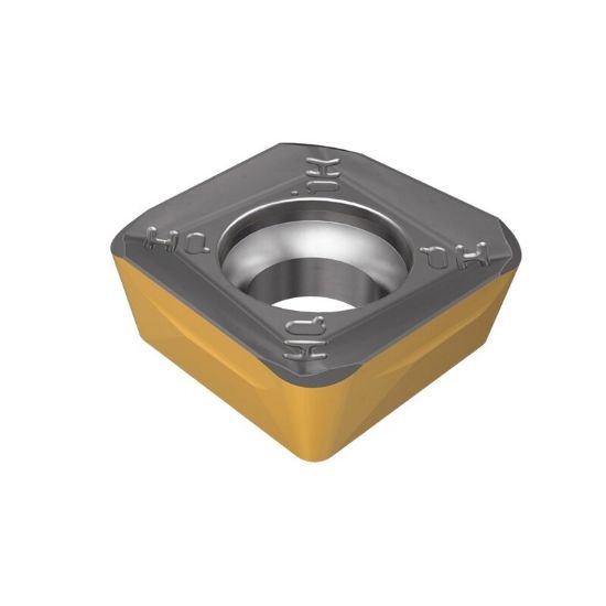 Picture of Iscar SPMT00408R-HQ-M IC810 Milling Insert Square 0.024 Corner Radius AlTiCrN + TiN