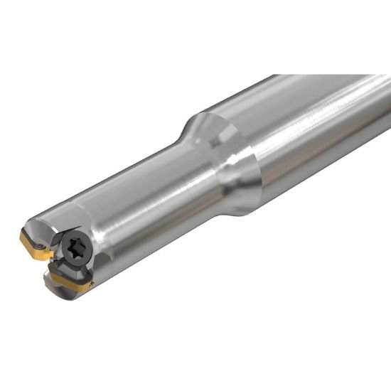 Picture of Iscar FFT3 EFM D08-2-080-C12-02 Milling Cutter 0.315 Diameter Round 0.472 3.150 OAL 2 Flute