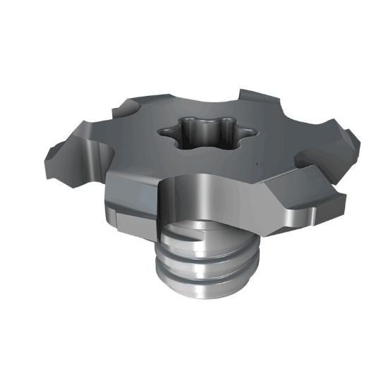 Picture of Iscar MM TS225C168T070-6T08 IC928 Dia 22.50mm SH T08 OAL0.3850T-Slot,Replacable Head Carbide TiAlN Single End 0.0039 0.10mm MULTI-Master