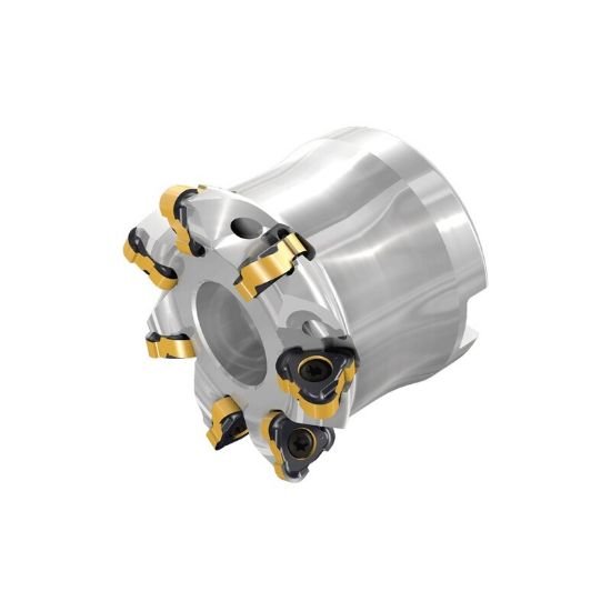 Picture of Iscar TR6 FR D1.50-06-0.50-10 Milling Cutter 45.0°, 90.0° 1.500 Diameter Face Mill 0.500 1.255 OAL 6 Flute