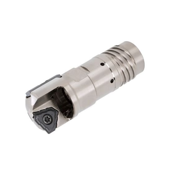 Picture of Iscar IDD-EF 1.040-1.102-FT 1.04" Deep Double Tube Drills with External 4 Start Thread Carrying Triangular Inserts (.725-1.102 dia.)