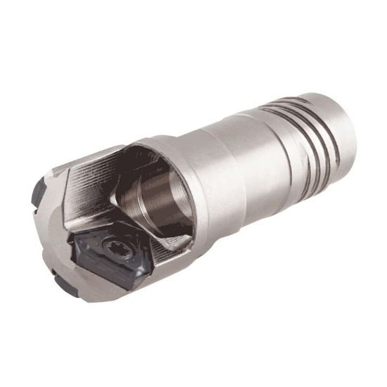 Picture of Iscar ISD-EF 0.658-.696-FT 0.658" Deep Single Tube Drills with External 4 Start Thread Connection Carrying Triangular Inserts (.630-1.102 dia.)