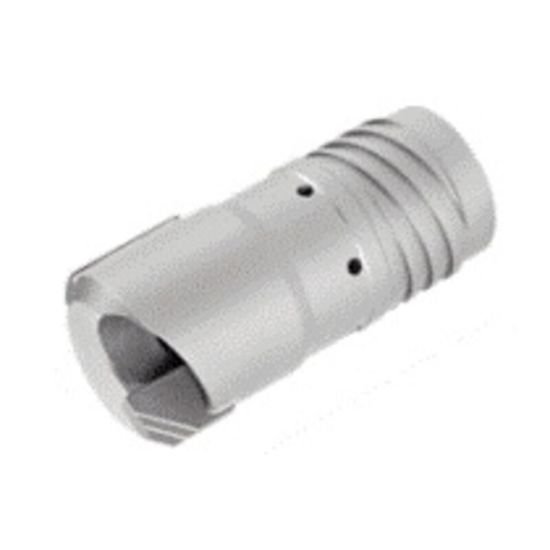 Picture of Iscar IDC-E1 1.600-1.692 NOM 2 1.559" Deep Double Tube Counterbore with a Through Hole, External 4 Start Thread and a Brazed Tip (.725-2.559 dia.)