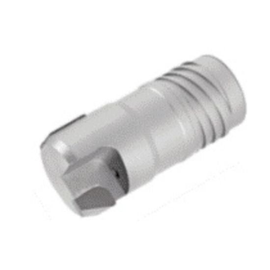 Picture of Iscar IST-E1 .744-.787 NOM 2 0.744" Deep Single Tube Counterbore with Through Hole, External 4 Start Thread and a Brazed Tip (.744-2.559 dia.)