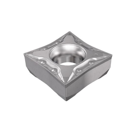 Picture of QCMT3-0-PF IC908 Iscar QCMT09T02-SM IC908 Square Positive Carbide 0.0080 0.20mm Radius Finishing