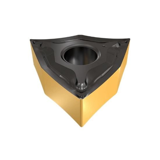 Picture of WNMG332 NF IC8150 Iscar WNMG060408 NF IC8150 Trigon Negative Carbide 0.0310 0.79mm Radius Roughing, Semi Finishing