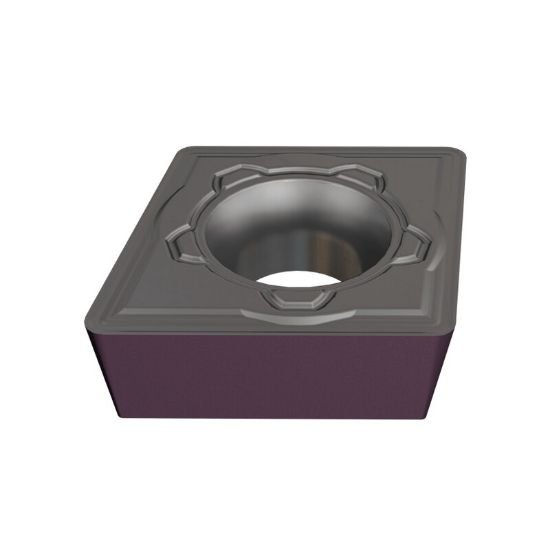 Picture of CCMT2-2-M3M IC6015 Iscar CCMT060208-M3M IC6015 80.0° Positive Carbide 0.0310 0.79mm Radius Roughing, Semi Finishing