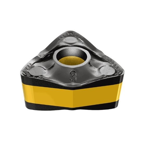 Picture of WNMX342-M3MW IC6025 Iscar WNMX060608-M3MW IC6025 Trigon Negative Carbide 0.0310 0.79mm Radius Roughing, Semi Finishing