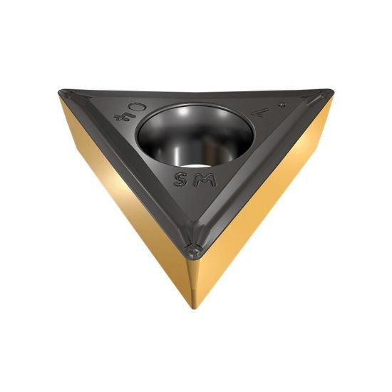 Picture of TCMT3-2 SM IC807 Iscar TCMT16T308 SM IC807 Triangle Positive Carbide 0.0310 0.79mm Radius Roughing, Semi Finishing