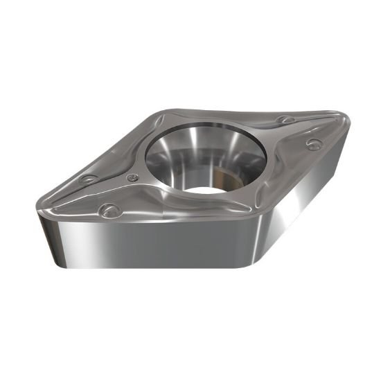 Picture of DCMT3-2-PF IC806 Iscar DCMT11T308-PF IC806 55.0° Positive Carbide 0.0310 0.79mm Radius Roughing, Semi Finishing