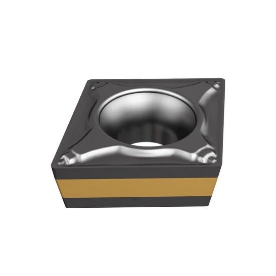 Picture of CCMT2-0-F3P IC8250 Iscar CCMT060202-F3P IC8250 80.0° Positive Carbide 0.0080 0.20mm Radius Finishing