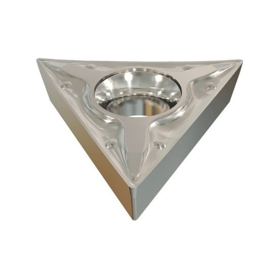 Picture of TCMT2-0 PF IC907 Iscar TCMT110202 PF IC907 Triangle Positive Carbide 0.0080 0.20mm Radius Finishing