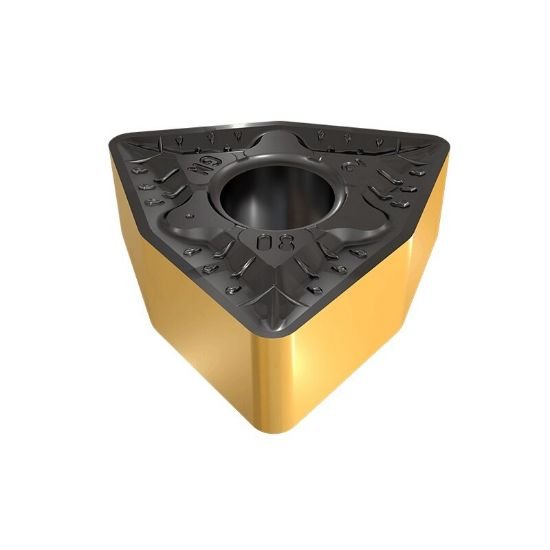 Picture of WNMG3-1 GN IC9150 Iscar WNMG06T304 GN IC9150 Trigon Negative Carbide 0.0160 0.41mm Radius Finishing