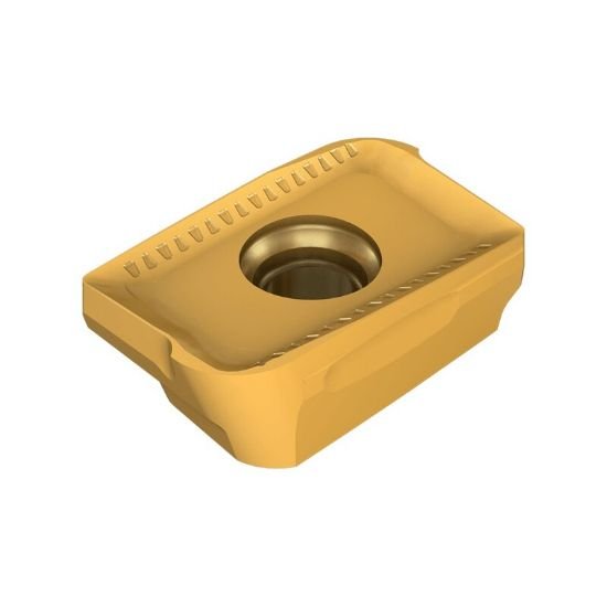 Picture of Iscar 3MAXKT130408RPDRMM IC928 Milling Insert Paralelagram 0.031 Corner Radius TiAlN