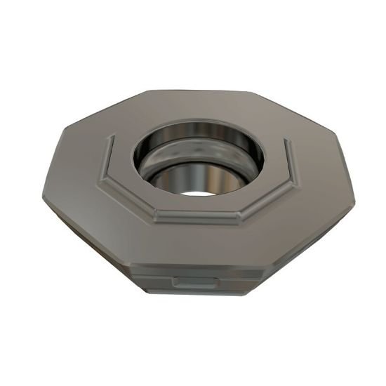 Picture of Iscar OFMW07T3-AETN IC908 Milling Insert Octagonal 0.039 Corner Radius TiAlN