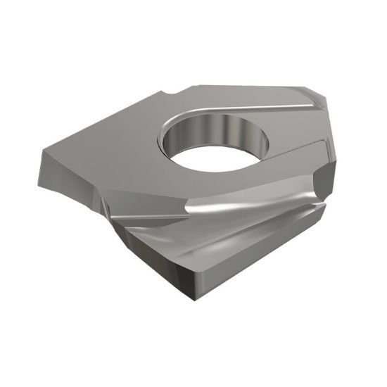 Picture of Iscar HCCD.75-R.125-QF IC908 Milling Insert Back Draft 0.125 Corner Radius TiAlN