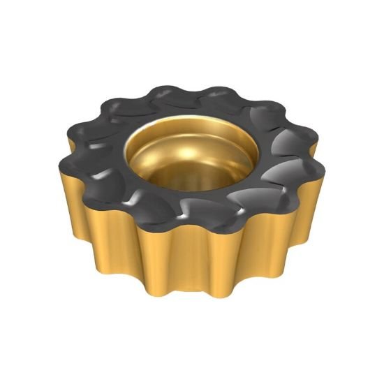 Picture of Iscar RCMT1206-FW-T20 IC928 Milling Insert Round 0.236 Corner Radius TiAlN