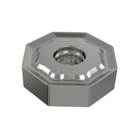 Picture of Iscar ONHU080608-TN IC4100 Milling Insert Octagonal 0.031 Corner Radius TiCN + Al2O3 + TiN