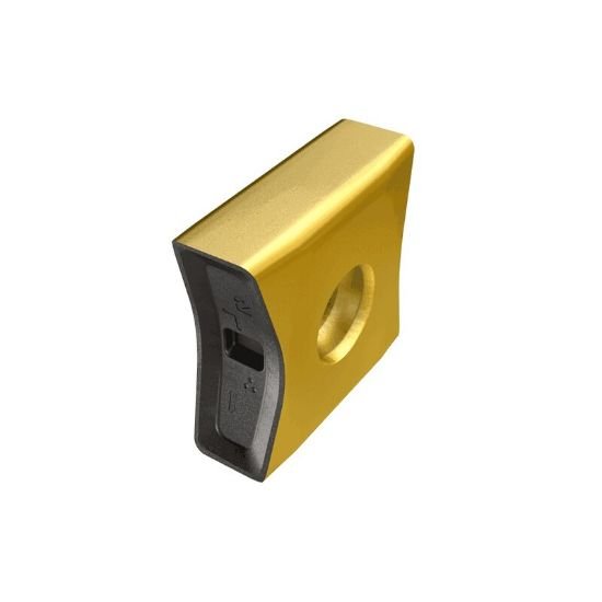 Picture of Iscar LNAT150608-TN-Powder Metal IC830 Milling Insert On Edge 0.031 Corner Radius AlTiN + TiN