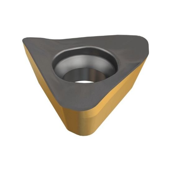 Show details for Iscar HM390TPKT1003PDR IC830 Milling Insert Triangle 0.031 Corner Radius AlTiN + TiN Picture of Iscar HM390TPKT1003PDR IC830 Milling Insert Triangle 0.031 Corner Radius AlTiN + TiN