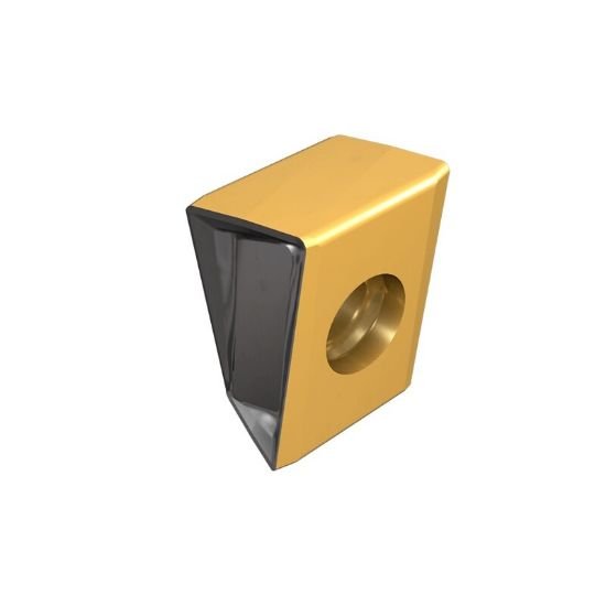 Picture of Iscar T490LNMT080416PNR IC808 Milling Insert On Edge 0.063 Corner Radius TiAlN + AlTiN + TiN