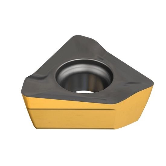 Picture of Iscar HM390TCKT0703PCTR IC830 Milling Insert Triangle 0.020 Corner Radius AlTiN + TiN