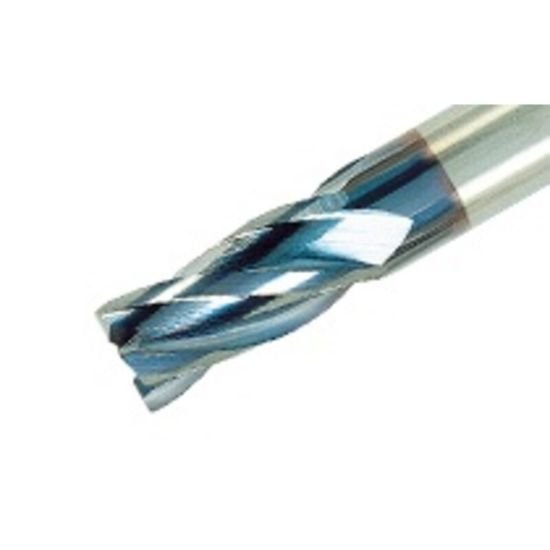 Picture of Iscar ECCI-A-4 188-625-C188 IC900 Dia 3/16 SH 0.1875 LOC 0.6250 OAL2.00 End Mill Standard Flute Standard Helix Carbide AlTiN Single End 45.0° Chamfer SolidMill