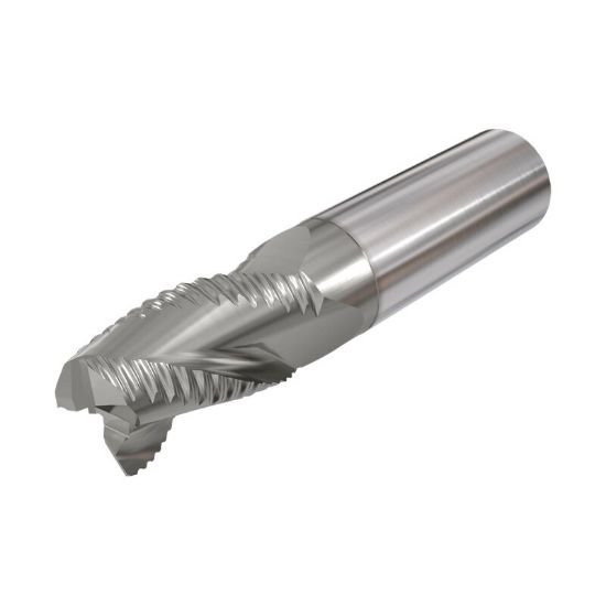 Picture of Iscar ERCI-E-3 250-500-C250 -30 IC300 Dia 1/4 SH 0.2500 LOC 0.50 OAL2.50 End Mill Carbide TiCN Single End 45.0° Chamfer Solid-SHRed