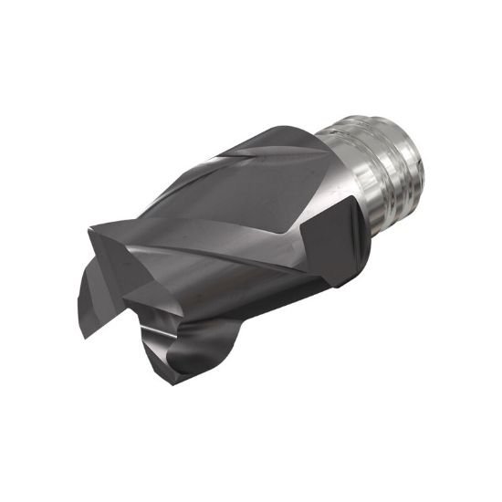 Picture of Iscar MM ECU197E12R040-3T12 IC908 Dia 0.776 SH T12 LOC 0.4720 OAL1.5470Screw On Head Standard Flute Standard Helix Carbide TiAlN Single End Corner Radius0.0160 0.41mm MULTI-Master