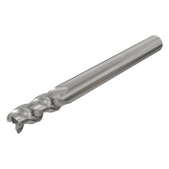 Picture of Iscar ECAI-B-3 1.0-1.5-C1.0 IC08 Dia 1 SH 1.00 LOC 1.50 OAL4.50 End Mill Standard Flute High Helix Carbide Uncoated Single End Corner Radius0.0080 0.20mm SolidMill