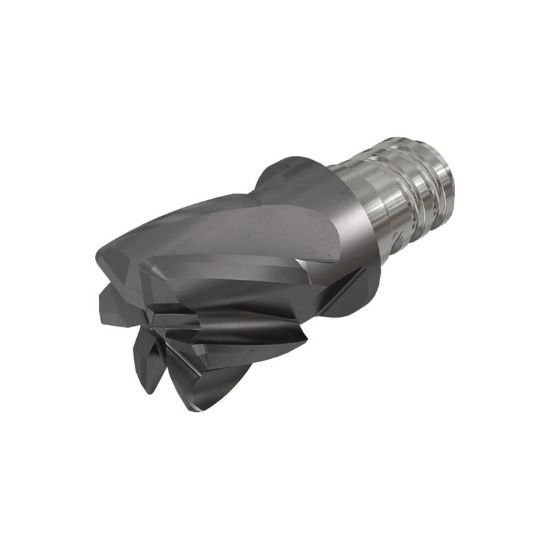 Picture of Iscar MM EC.375D27C004-6T06 IC903 Dia 3/8 SH T06 LOC 0.2700 OAL0.7720End Mill,Replacable Head Standard Flute High Helix Carbide TiAlN Single End 45.0° Chamfer MULTI-Master