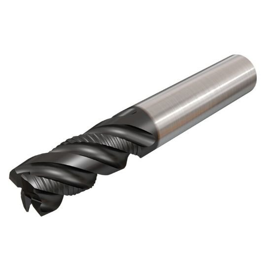 Picture of Iscar EFSI-B44 750-1.0W750R09 IC300 Dia 3/4 SH 0.7500 LOC 1.00 OAL4.00 End Mill Carbide TiCN Single End 45.0° Chamfer FINI-SHRed