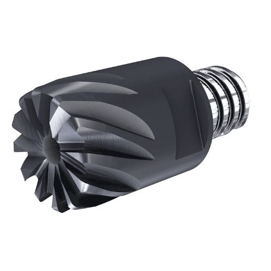 Picture of Iscar MM ET15/8H4R10CF-12T10H IC908 Dia 15mm SH T10 LOC 0.1380 OAL1.2700Screw On Head Standard Flute Standard Helix Carbide TiAlN Single End Corner Radius0.0390 0.99mm MULTI-Master