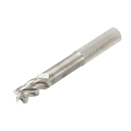 Picture of Iscar ECAI-H4R 375-750/1.1C01CF IC08 Dia 3/8 SH 0.3750 LOC 0.7500 OAL2.50 End Mill Standard Flute Standard Helix Carbide Uncoated Single End Corner Radius0.0100 0.25mm SolidMill