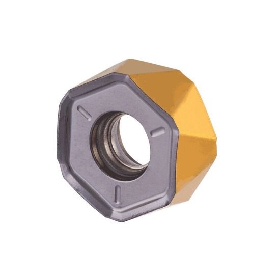 Picture of Iscar H1200HXCU0606-TR IC5500 Milling Insert Hexagon 0.063 Corner Radius TiCN + Al2O3 + TiN