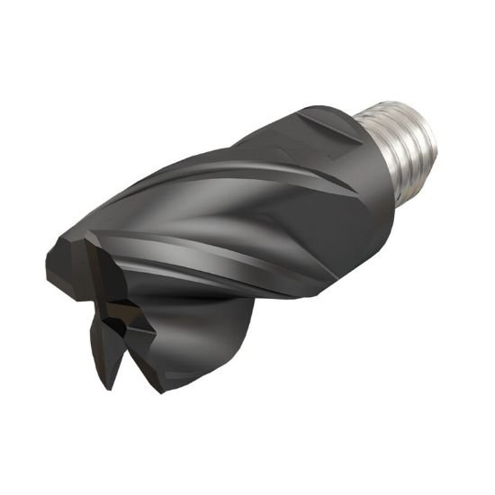 Picture of Iscar MM EC120E09R02CF-4T08 IC908 Dia 12mm SH T08 LOC 0.3540 OAL0.9630Screw On Head Standard Flute Standard Helix Carbide TiAlN Single End Corner Radius0.0080 0.20mm MULTI-Master