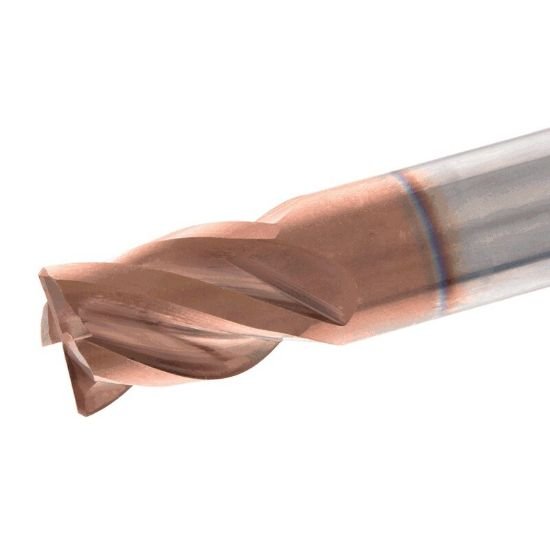 Picture of Iscar ECI-H4S 250-250C250CFE2.5 IC608 Dia 1/4 SH 0.2500 LOC 0.2500 OAL2.50 End Mill Standard Flute Standard Helix Carbide AlTiCrSiN Single End 45.0° Chamfer SolidMill