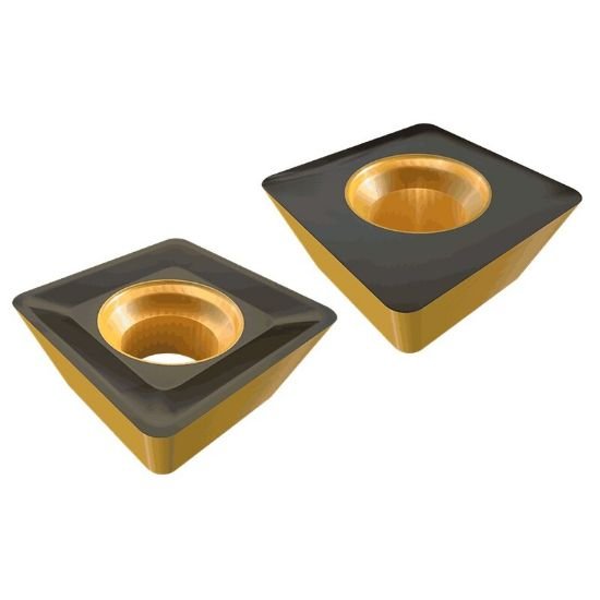 Picture of Iscar SDHW100408-TN IC882 Milling Insert Square 0.031 Corner Radius AlTiN + TiAlSiN + TiSiN