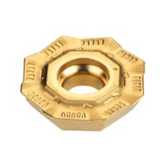 Picture of Iscar OFMT07T3-AEN IC328 Milling Insert Octagonal 0.024 Corner Radius TiCN