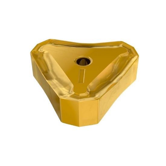 Picture of Iscar TNHF1204AN-3W IC910 Milling Insert Triangle 0.016 Corner Radius AlTiN