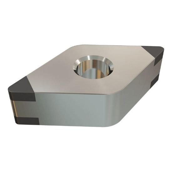 Picture of DNGA432T-MC IB55 Iscar DNGA150408-T-MC IB55 55.0° Negative CBN 0.0310 0.79mm Radius Roughing, Semi Finishing