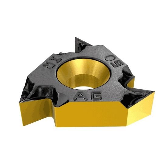 Picture of Iscar 16IR AG 60 IC250 Insert Iso Thread Int.Threading Insert Partial Profile 8.00TPI - 48.00TPI 60.0° TiCN + TiN