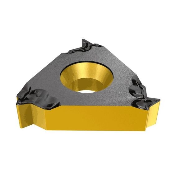 Picture of Iscar 08IR 19 BSPT IC228 Insert Iso Thread Int.Threading Insert Full Profile 19.00TPI BSPT TiCN + TiN