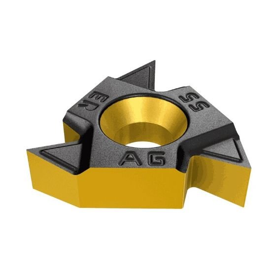 Picture of Iscar 16ERM G 55 IC808 Insert Iso Thread Ext.Threading Insert Partial Profile 8.00TPI - 14.00TPI 55.0° TiAlN + AlTiN + TiN