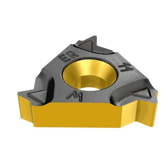 Picture of Iscar 16ERM 16 W IC808 Insert Iso Thread Ext.Threading Insert Full Profile 16.00TPI Whitworth BSW/BSF/BSP TiAlN + AlTiN + TiN