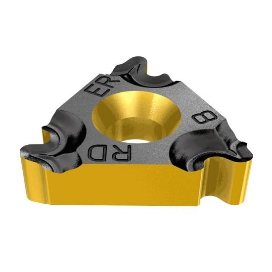 Picture of Iscar 16ERM 6 RND IC508 Insert Iso Thread Ext.Threading Insert Full Profile 6.00TPI Round TiCN + TiN