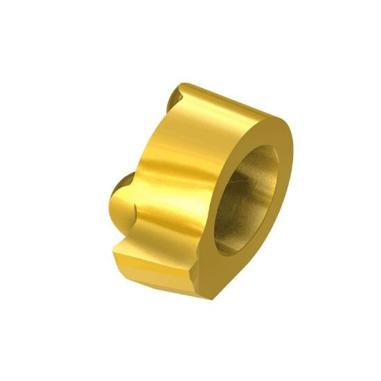 Picture of GIQL 8-B18-0.15 IC528 Iscar 6402679 Back Turning Insert 0.0980 2.49mm Wide 0.0060 0.15mm Radius