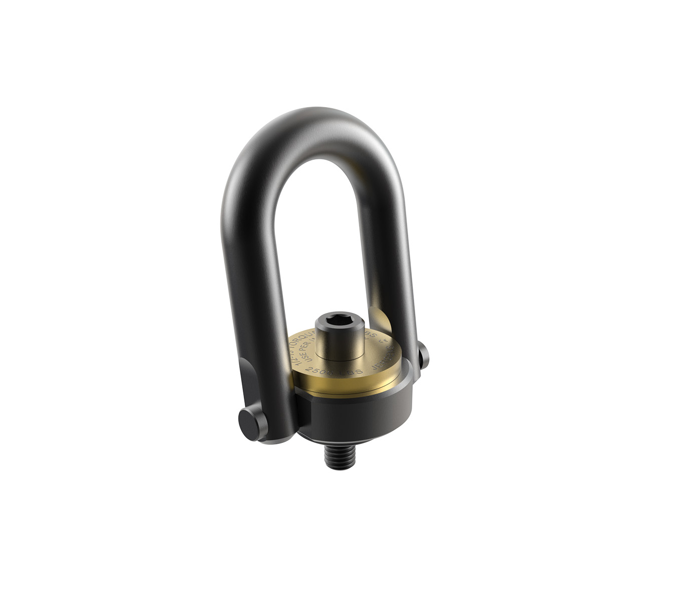 Picture of Jergens 23611-WB Jergens HOIST Ring, 2500# 1/2-13, Long U-Bar, Center Pull, C=3/4 - 23511